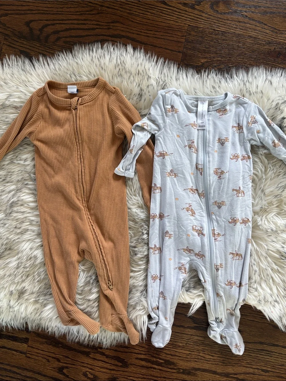 3-6M 8 Baby Boy Footie Bodysuit Bundle